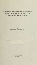 Perceptual rigidity: an experiment with the Rorschach test and the autokinetic effect_cover