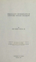 Personality determinants in attitudes toward disability_cover