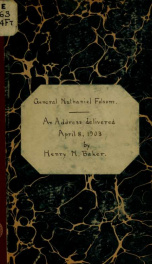 General Nathaniel Folsom; an address delivered April 8, 1903 before the New Hampshire historical society_cover