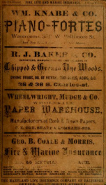 Woods' Baltimore city directory (1871) 1871_cover