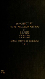 Efficiency by the retardation method_cover
