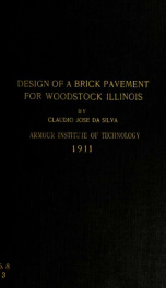 Design of brick pavement for Woodstock Illinois_cover