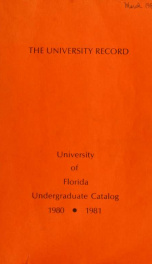 University record V. 75 no. 1 (a)_cover