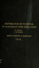 Distribution of potential in suspension type insulators_cover