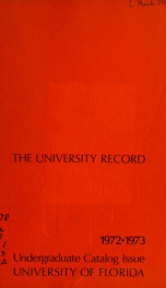 University record V. 67 no. 3_cover