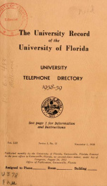 University record V. 53 no. 11_cover