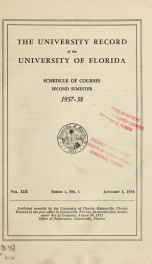 University record V. 53 no. 1_cover