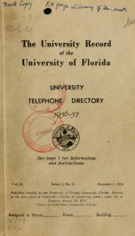 University record V. 51 no. 11_cover