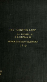 Tungsten lamp as a secondary standard of light_cover