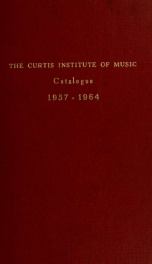 Catalogue 1957-1964 1957-1964_cover