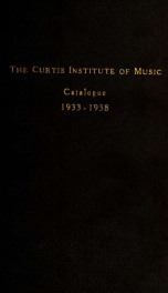 Catalogue 1933-1938 1933-1938_cover