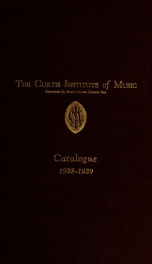 Catalogue 1928-1929 1928-1929_cover