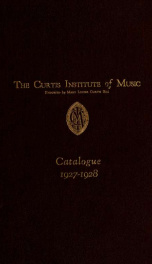 Catalogue 1927-1928 1927-1928_cover