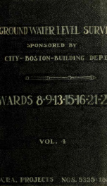 Final Report of the ground water level survey of certain areas of the city of Boston v.4_cover