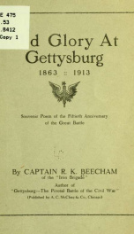 Old Glory at Gettysburg, 1863-1913; souvenir poem of the fiftieth anniversary of the great battle_cover