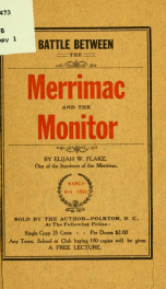 Battle between the Merrimac and the Monitor_cover