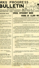 Works Progress bulletins 1938-40_cover