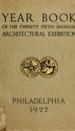 Catalogue of the architectural exhibition by the T Square Club 1922_cover