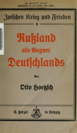 Russland als gegner Deutschlands_cover