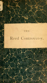 The Reed controversy. Further facts with reference to the character of Joseph Reed_cover