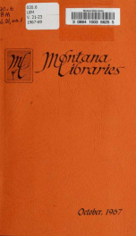 Montana libraries V. 21-23 1967-69_cover