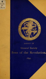 Minutes of the proceedings of meeting of the General society held October 12th, 1897, at Cincinnati, Ohio_cover