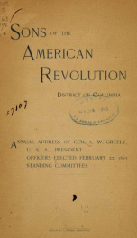 Annual address of Gen. A. W. Greely .._cover