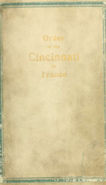 The order of the Cincinnati in France_cover