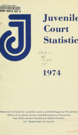 Juvenile court statistics_cover