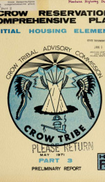 Crow Reservation comprehensive plan 1971 Vol 3_cover