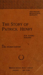 The story of Patrick Henry, for young readers_cover
