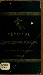 Memorial of the centennial of the organization of the church in the state of New Jersey_cover