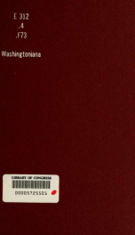 Loan exhibition of Washingtoniana under the direction of the R. W. Grand lodge of Pennsylvania F. & A.M., Masonic temple, Philadelphia, November 5th to December 5th, 1902_cover