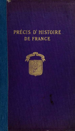 Precis d'histoire de France_cover