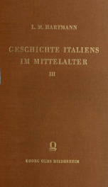 Geschichte Italiens im mittelalter, von Ludo Moritz Hartmann .. 3_cover