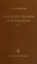 Geschichte Italiens im mittelalter, von Ludo Moritz Hartmann .. 4_cover