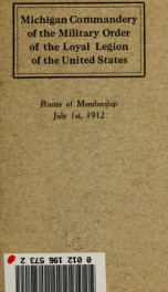 Register of members, July 1, 1912_cover