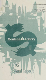 Montana Lottery annual report 1995_cover