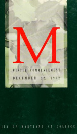 Commencement 1992: December_cover