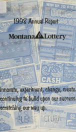 Montana Lottery annual report 1998_cover