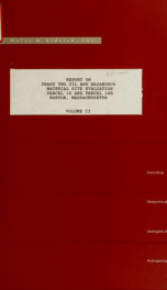 Report on phase two oil and hazardous material site evaluation, parcel 18 and parcel 18b, Boston, Massachusetts 2_cover