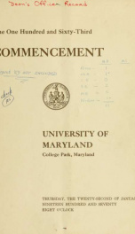 Commencement 1970: January_cover