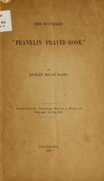 The so-called "Franklin prayer-book."_cover