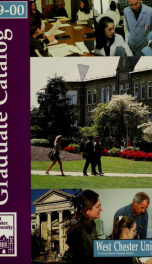 Graduate catalog. 1999-2000_cover