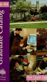 Graduate catalog. 1998-1999_cover