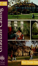 Graduate catalog. 1997-1998_cover