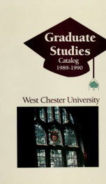 Graduate catalog. 1989-1990_cover