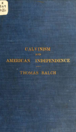 Calvinism and American independence_cover