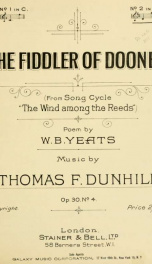 The fiddler of Dooney (from song cycle "The wind among the reeds")_cover