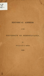 Address delivered before the Philomathean society of the University of Pennsylvania_cover